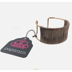 Paparazzi Metal Mecca Copper Wire Wrapped Cuff Bracelet